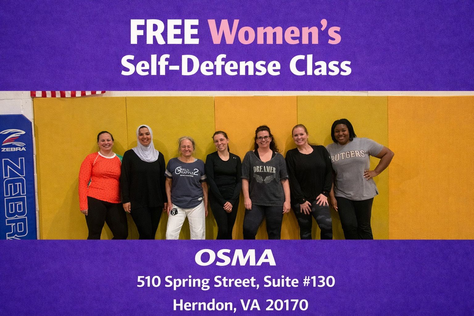 Read more about the article FREE Women’s Self-Defense Class Feb 01, 2026 in Herndon, VA