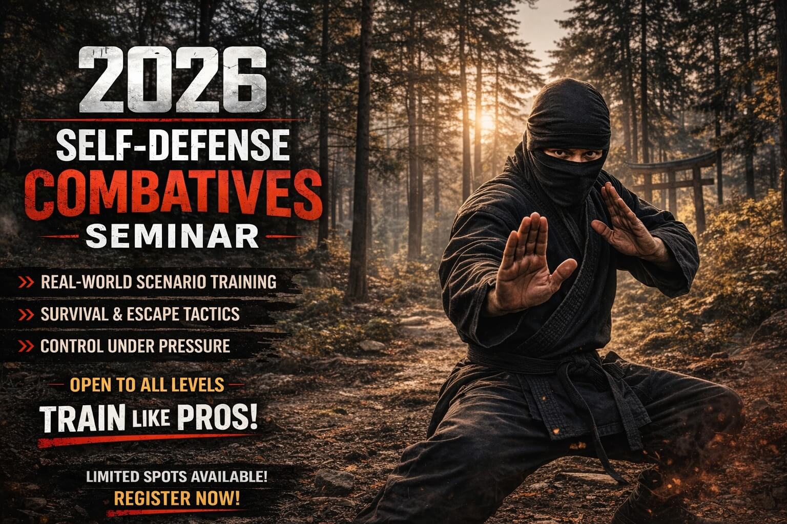 Read more about the article 2026 Self-Defense Combatives Seminar at Shadow Combatives and Self-Defense in Annandale, VA